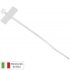 Δεματικά Επιγραφής 100mm/2.5mm Λευκό (Συσκ. 100τεμ.)